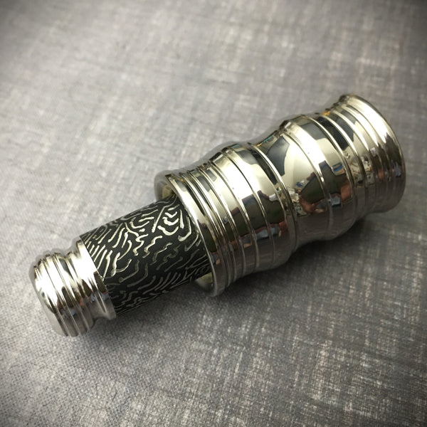 The Quantum Wave (Polished-Ti w/ Rhodium & Engraved Black DLC)