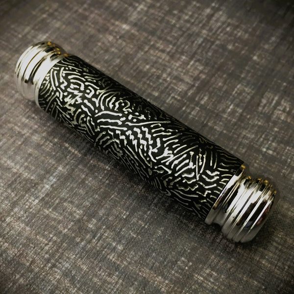 The Quantum Wave (Polished-Ti w/ Rhodium & Engraved Black DLC)