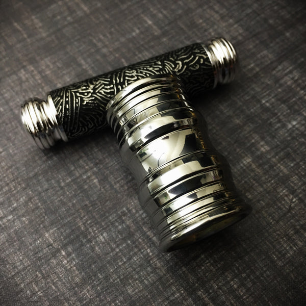 The Quantum Wave (Polished-Ti w/ Rhodium & Engraved Black DLC)