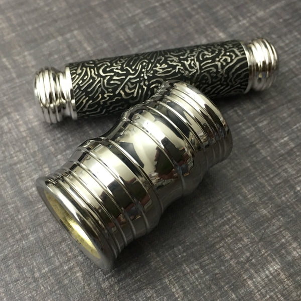 The Quantum Wave (Polished-Ti w/ Rhodium & Engraved Black DLC)