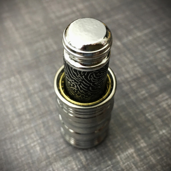 The Quantum Wave (Polished-Ti w/ Rhodium & Engraved Black DLC)