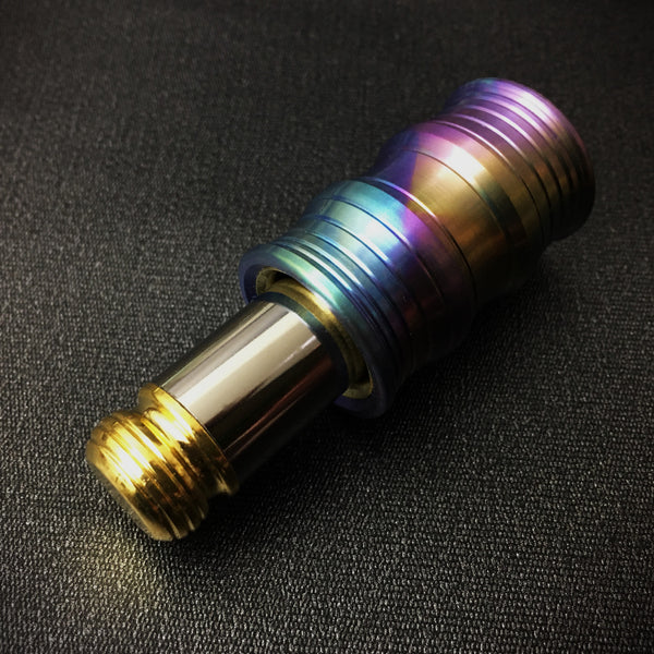 The Quantum Wave (Satin Rainbow-Ti w/ Nickel & Gold)