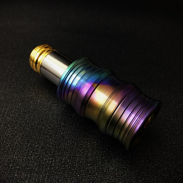 The Quantum Wave (Satin Rainbow-Ti w/ Nickel & Gold)