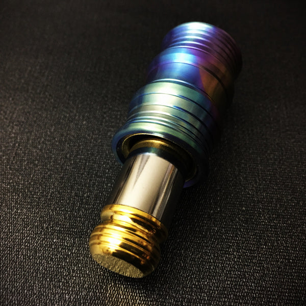 The Quantum Wave (Satin Rainbow-Ti w/ Nickel & Gold)