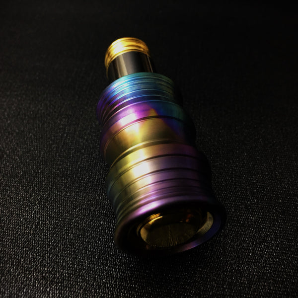 The Quantum Wave (Satin Rainbow-Ti w/ Nickel & Gold)