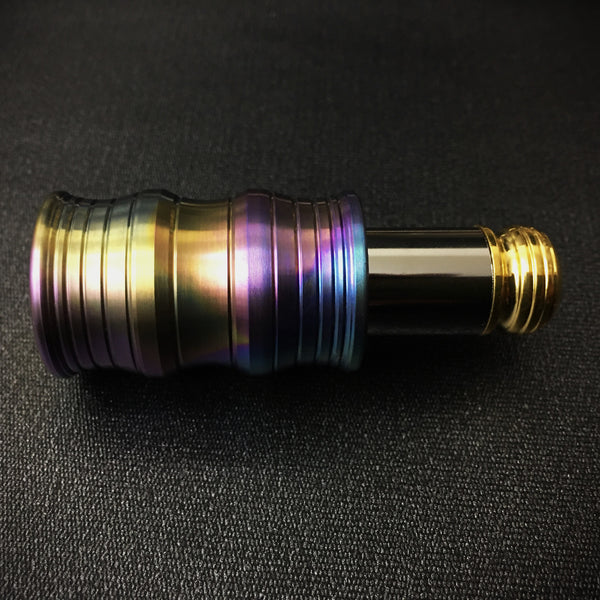 The Quantum Wave (Satin Rainbow-Ti w/ Nickel & Gold)