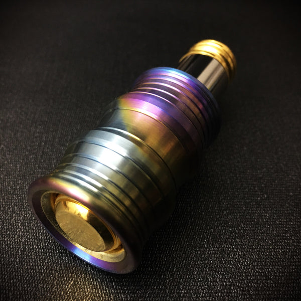 The Quantum Wave (Satin Rainbow-Ti w/ Nickel & Gold)