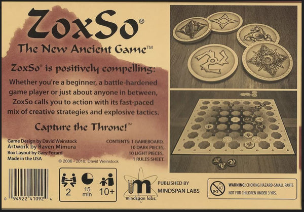 ZoxSo® The New Ancient Game