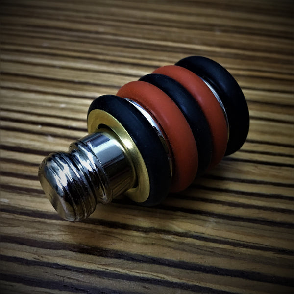 Nano-Baby Prototype (Black & Red Rubber & Brass)