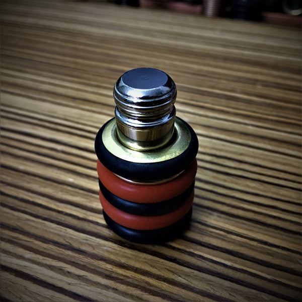 Nano-Baby Prototype (Black & Red Rubber & Brass)