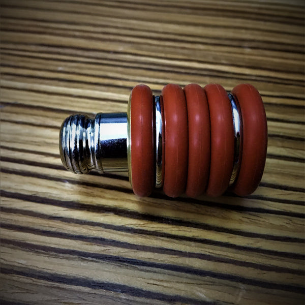 Nano-Baby Prototype (Red Silicone Rubber & Brass)