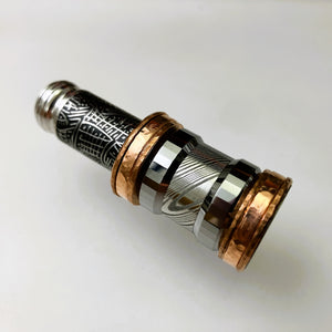 GEN 3.91 Proto Thinket (Faceted Tungsten, SS-Damascus & Copper)