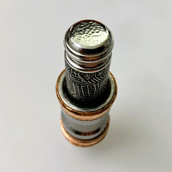 GEN 3.91 Proto Thinket (Faceted Tungsten, SS-Damascus & Copper)