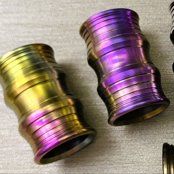 The Quantum Wave (Satin Rainbow-Ti w/ Nickel & Gold)