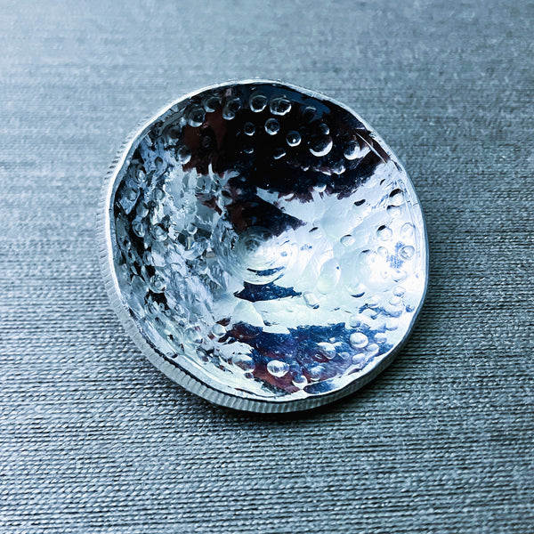 Smashed-Alien Peaked Silver Spin-Coin (1 oz .999 Pure Silver)