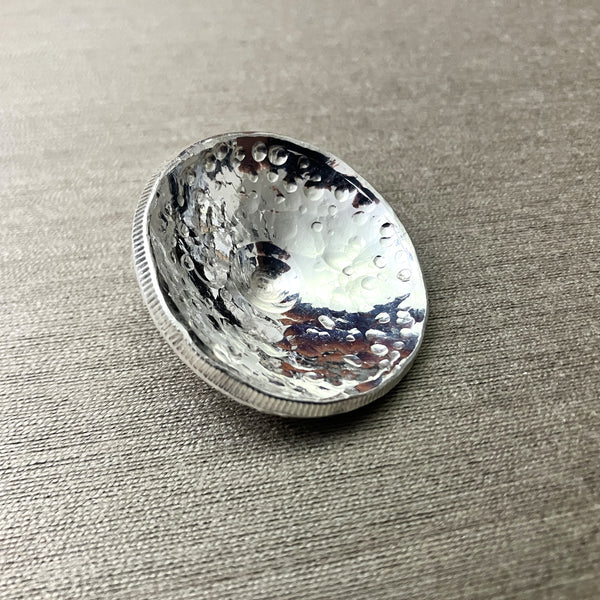 Smashed-Alien Peaked Silver Spin-Coin (1 oz .999 Pure Silver)