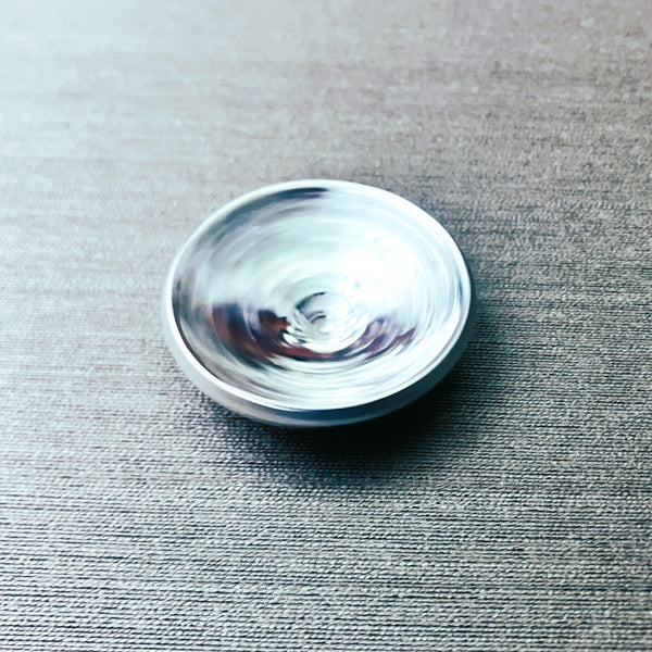 Smashed-Alien Peaked Silver Spin-Coin (1 oz .999 Pure Silver)