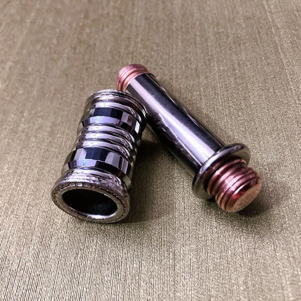 Smashed-Alien Proto-Clacker (w/ Tungsten, SS, Crystal-Ti, Copper, Steel & Nickel)