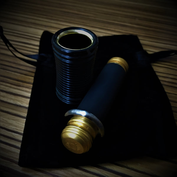 Crystal Ice-Ti Shadow-Gold Half-Clacker (Black PVD, DLC, Ice-Ti & Gold [P])