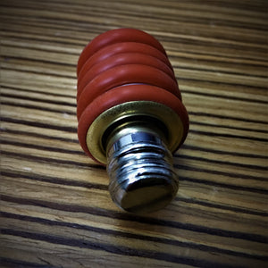 Nano-Baby Prototype (Red Silicone Rubber & Brass)